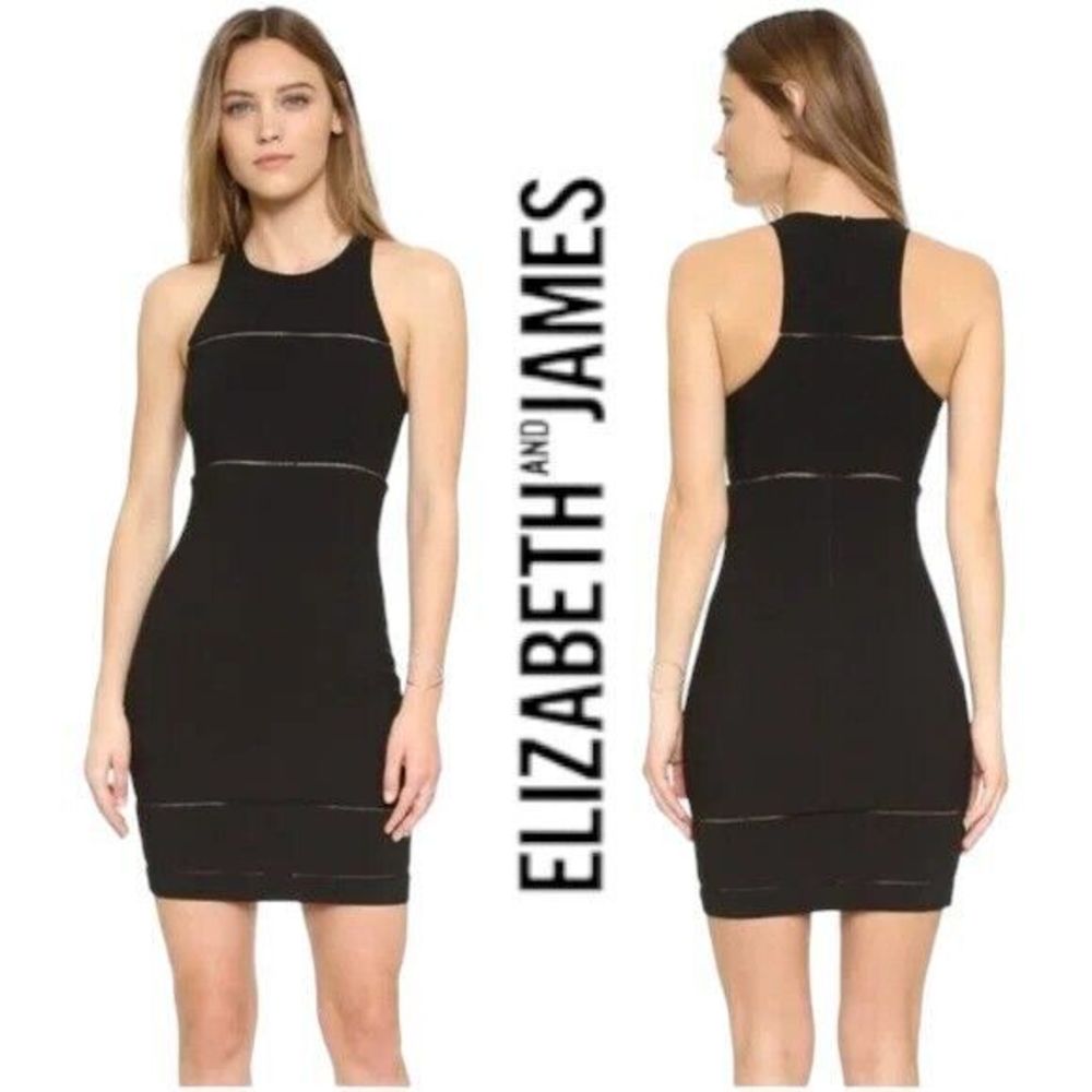 Elizabeth and James Black Prentice Dress Size‎ 2 EUC